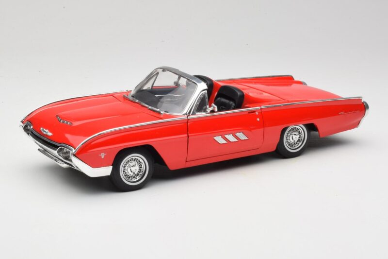 Ford Thunderbird Cabriolet Rød Anson 1:18 30334 Metal