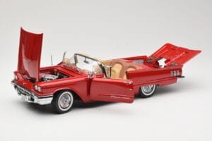 Ford Thunderbird Cabriolet Rød Sun Star 1:18 4311 Metal — billede 2 af 8