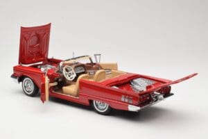 Ford Thunderbird Cabriolet Rød Sun Star 1:18 4311 Metal — billede 5 af 8