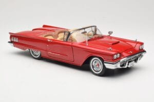 Ford Thunderbird Cabriolet Rød Sun Star 1:18 4311 Metal — billede 6 af 8