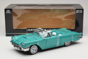 Ford Thunderbird Cabriolet Grøn Sun Star 1:18 4315-P1 Metal — billede 6 af 6