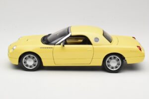 Ford Thunderbird Show Car Gul Maisto 1:18 50336 Metal — billede 4 af 8