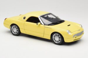 Ford Thunderbird Show Car Gul Maisto 1:18 50336 Metal — billede 6 af 8