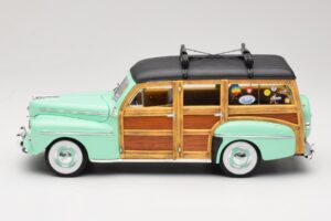 Ford Woody Panel Wagon Mintgrøn Road Signature 1:18 20028 Metal — billede 4 af 8