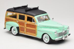 Ford Woody Panel Wagon Mintgrøn Road Signature 1:18 20028 Metal — billede 6 af 8