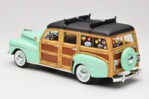 Ford Woody Panel Wagon Mintgrøn Road Signature 1:18 20028 Metal — billede 7 af 8