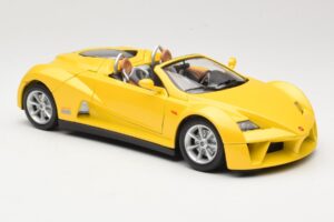 Giugiaro Prima Speedster Gul Bburago 1:18 33334013 Metal — billede 6 af 8