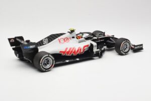 Haas VF-20 #50 M. Schumacher FP1 Abu Dhabi GP 2020 Minichamps 1:18 110201750 Metal — billede 2 af 6