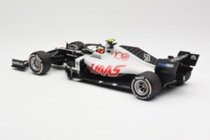 Haas VF-20 #50 M. Schumacher FP1 Abu Dhabi GP 2020 Minichamps 1:18 110201750 Metal — billede 5 af 6