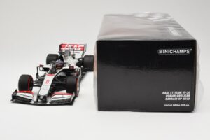 Haas VF-20 #8 R. Grosjean Bahrain GP 2020 Minichamps 1:18 110201508 Metal — billede 6 af 6