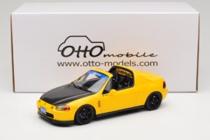 Honda Civic del Sol Spoon Phoenix Yellow Otto 1:18 OT1154 Resin — billede 6 af 6