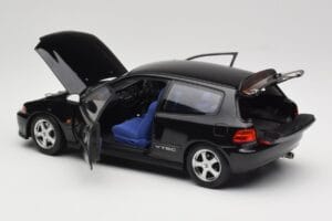 Honda Civic SiR II EG6 VTEC Sort LCD 1:18 LCD18018-BL Metal — billede 5 af 9