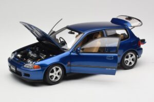 Honda Civic SiR II EG6 VTEC Blå LCD 1:18 LCD18018-BU Metal — billede 2 af 9