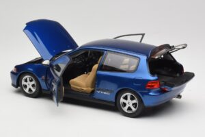 Honda Civic SiR II EG6 VTEC Blå LCD 1:18 LCD18018-BU Metal — billede 5 af 9