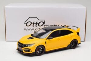 Honda Civic Type R FK8 Euro Spec Gul Otto 1:18 OT1111 Resin — billede 6 af 6