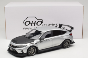 Honda Civic Type R FL5 Mugen Matte Silver Otto 1:18 OT1133 Resin — billede 6 af 6