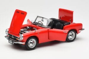Honda S800 Roadster Rød AUTOart 1:18 73276 Metal — billede 2 af 8