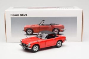Honda S800 Roadster Rød AUTOart 1:18 73276 Metal — billede 8 af 8