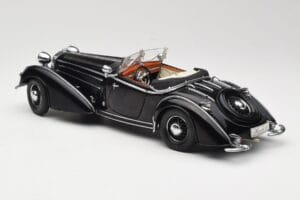 Horch 855 Roadster Sort Sun Star 1:18 2401 Metal — billede 7 af 8