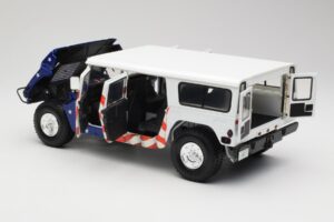 Hummer H1 AM General Gore-Lieberman Humvee America Exoto 1:18 1807 Metal — billede 5 af 8