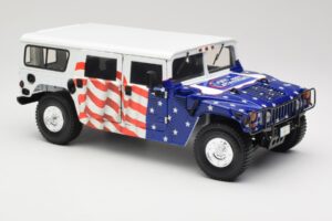 Hummer H1 AM General Gore-Lieberman Humvee America Exoto 1:18 1807 Metal — billede 6 af 8