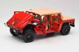 Hummer H1 Soft Top Rød Exoto 1:18 01805 Metal — billede 2 af 8