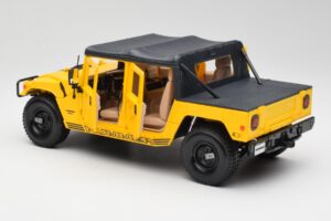 Hummer H1 Soft Top Gul Maisto 1:18 56041 Metal — billede 5 af 8