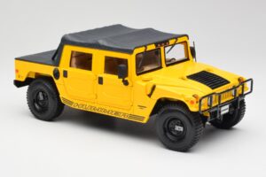 Hummer H1 Soft Top Gul Maisto 1:18 56041 Metal — billede 6 af 8