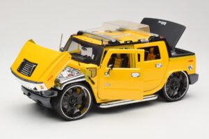 Hummer H2 SUT Concept Gul Maisto 1:18 31067 Metal — billede 2 af 8