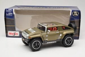 Hummer HX Concept Grøn Maisto 1:18 36171 Metal — billede 8 af 8