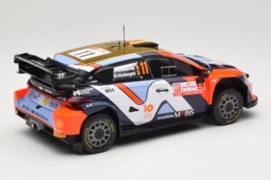 Hyundai i20 N Rally1 #11 Hyundai Shell Mobis WRT T. Neuville / M. Wydaeghe Rally Poland 2024 IXO 1:18 18RMC214 Metal — billede 2 af 6