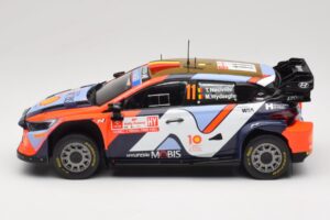 Hyundai i20 N Rally1 #11 Hyundai Shell Mobis WRT T. Neuville / M. Wydaeghe Rally Poland 2024 IXO 1:18 18RMC214 Metal — billede 5 af 6