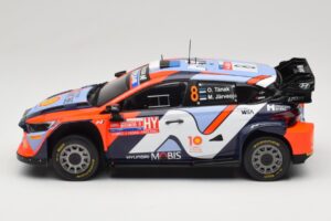 Hyundai i20 N Rally1 #8 Hyundai Shell Mobis WRT O. Tanak / M. Jarveoja Rally Chile 2024 IXO 1:18 18RMC223 Metal — billede 3 af 6