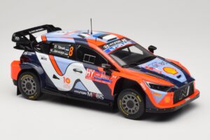 Hyundai i20 N Rally1 #8 Hyundai Shell Mobis WRT O. Tanak / M. Jarveoja Rally Chile 2024 IXO 1:18 18RMC223 Metal — billede 4 af 6