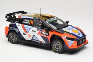 Hyundai i20 N Rally1 WRC Hybrid #11 T. Neuville / M. Wydaeghe Safari Rally Kenya 2024 IXO 1:18 18RMC208 Metal — billede 4 af 6