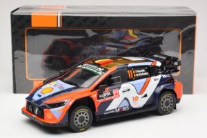 Hyundai i20 N Rally1 WRC Hybrid #11 T. Neuville / M. Wydaeghe Safari Rally Kenya 2024 IXO 1:18 18RMC208 Metal — billede 6 af 6