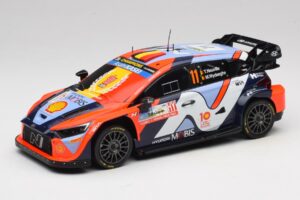 Hyundai i20 N Rally1 #11 T. Neuville / M. Wydaeghe Rally Japan WRC World Champion 2024 IXO 1:18 18RMC228 Metal