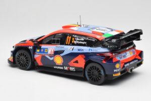 Hyundai i20 N Rally1 WRC #11 T. Neuville / M. Wydaeghe Central European Rally Winner 2023 IXO 1:18 18RMC193 Metal — billede 5 af 6