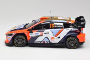 Hyundai i20 N Rally1 #11 T. Neuville / M. Wydaeghe Rally Croatia 2024 IXO 1:18 18RMC203 Metal — billede 3 af 6