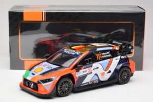 Hyundai i20 N Rally1 #11 T. Neuville / M. Wydaeghe Rally Croatia 2024 IXO 1:18 18RMC203 Metal — billede 6 af 6