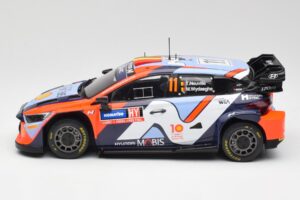Hyundai i20 N Rally1 #11 T. Neuville / M. Wydaeghe Rally Sweden 2024 IXO 1:18 18RMC201 Metal — billede 3 af 6