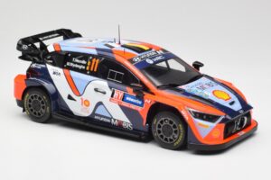 Hyundai i20 N Rally1 #11 T. Neuville / M. Wydaeghe Rally Sweden 2024 IXO 1:18 18RMC201 Metal — billede 4 af 6