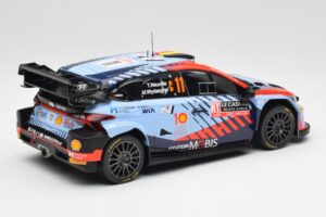 Hyundai i20 N Rally1 WRC #11 T. Neuville / M. Wydaeghe Rally Monte Carlo Winner 2024 IXO 1:18 18RMC194 Metal — billede 2 af 6