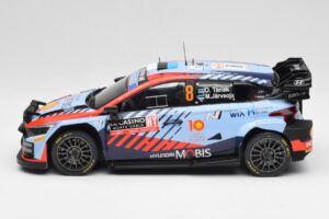 Hyundai i20 N Rally1 WRC #8 O. Tänak / M. Järveoja Rally Monte Carlo Night Version 2024 IXO 1:18 18RMC195 Metal — billede 3 af 6