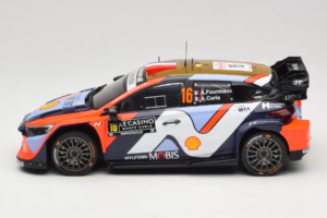 Hyundai i20 N WRC #16 A. Fourmaux / A. Coria Rally Monte Carlo 2025 IXO 1:18 18RMC230A Metal — billede 3 af 6