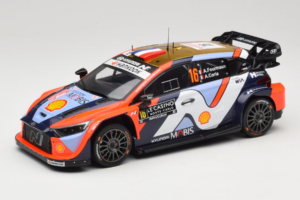 Hyundai i20 N WRC #16 A. Fourmaux / A. Coria Rally Monte Carlo 2025 IXO 1:18 18RMC230A Metal