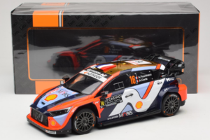Hyundai i20 N WRC #16 A. Fourmaux / A. Coria Rally Monte Carlo 2025 IXO 1:18 18RMC230A Metal — billede 6 af 6
