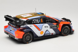 Hyundai i20 N WRC #16 A. Fourmaux / A. Coria Rally Monte Carlo Night Version 2025 IXO 1:18 18RMC230B Metal — billede 2 af 6