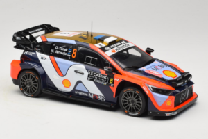 Hyundai i20 N WRC #16 A. Fourmaux / A. Coria Rally Monte Carlo Night Version 2025 IXO 1:18 18RMC230B Metal — billede 4 af 6