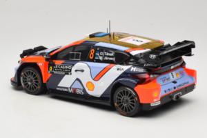 Hyundai i20 N WRC #16 A. Fourmaux / A. Coria Rally Monte Carlo Night Version 2025 IXO 1:18 18RMC230B Metal — billede 5 af 6